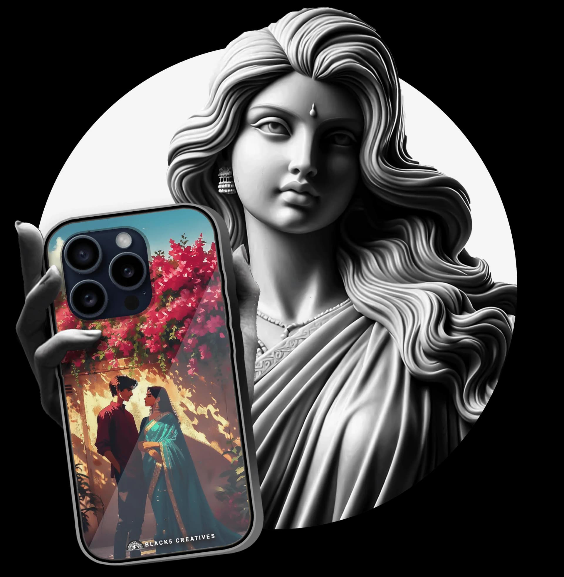 Woman Holding Phone